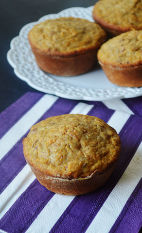 Muffins veganos de zanahoria