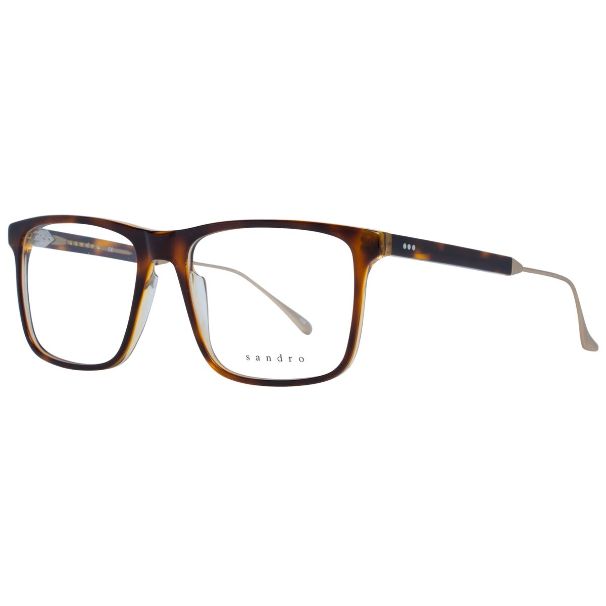 Sandro Men' Spectacle Frame  Paris Sd1022 54221 Gbby2 In Brown