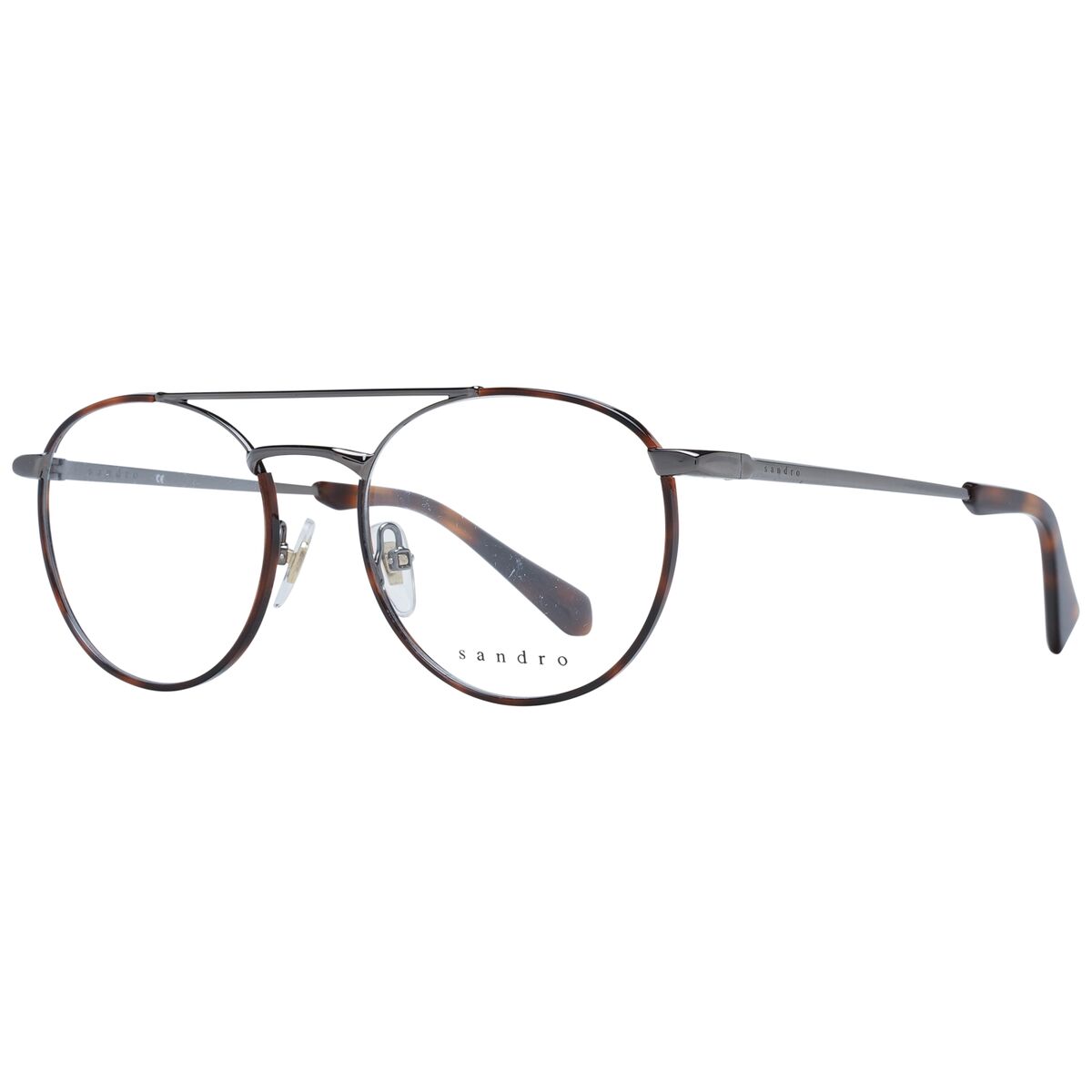 Sandro Men' Spectacle Frame  Paris Sd3007 54892 Gbby2 In Brown
