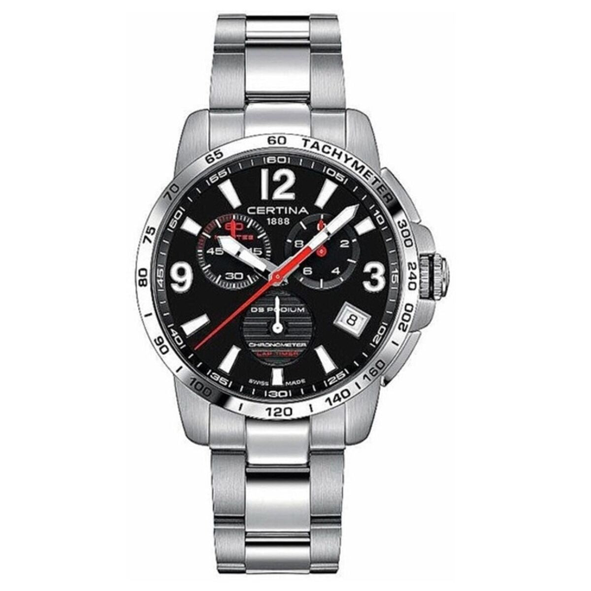 Certina Men's Watch  Ds Podium - Chrono Lap Timer Cosc (contrle Officiel Suisse Des Chronomètres) Gbb In Metallic