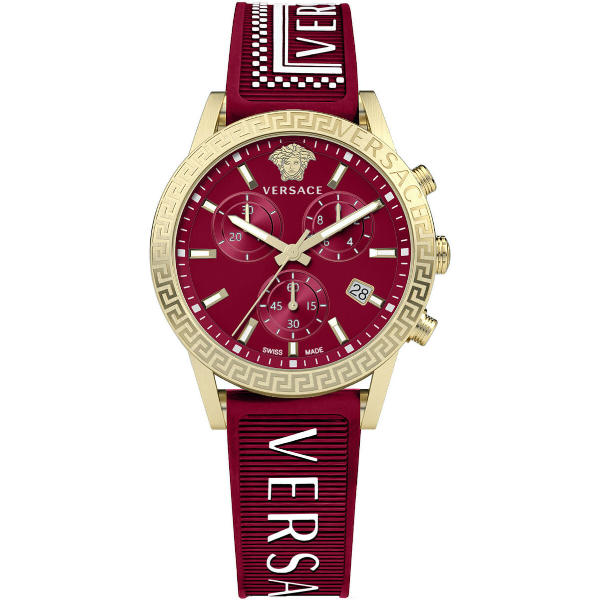Versace Ladies' Watch  Vekb003-22 ( 40 Mm) Gbby2 In Red