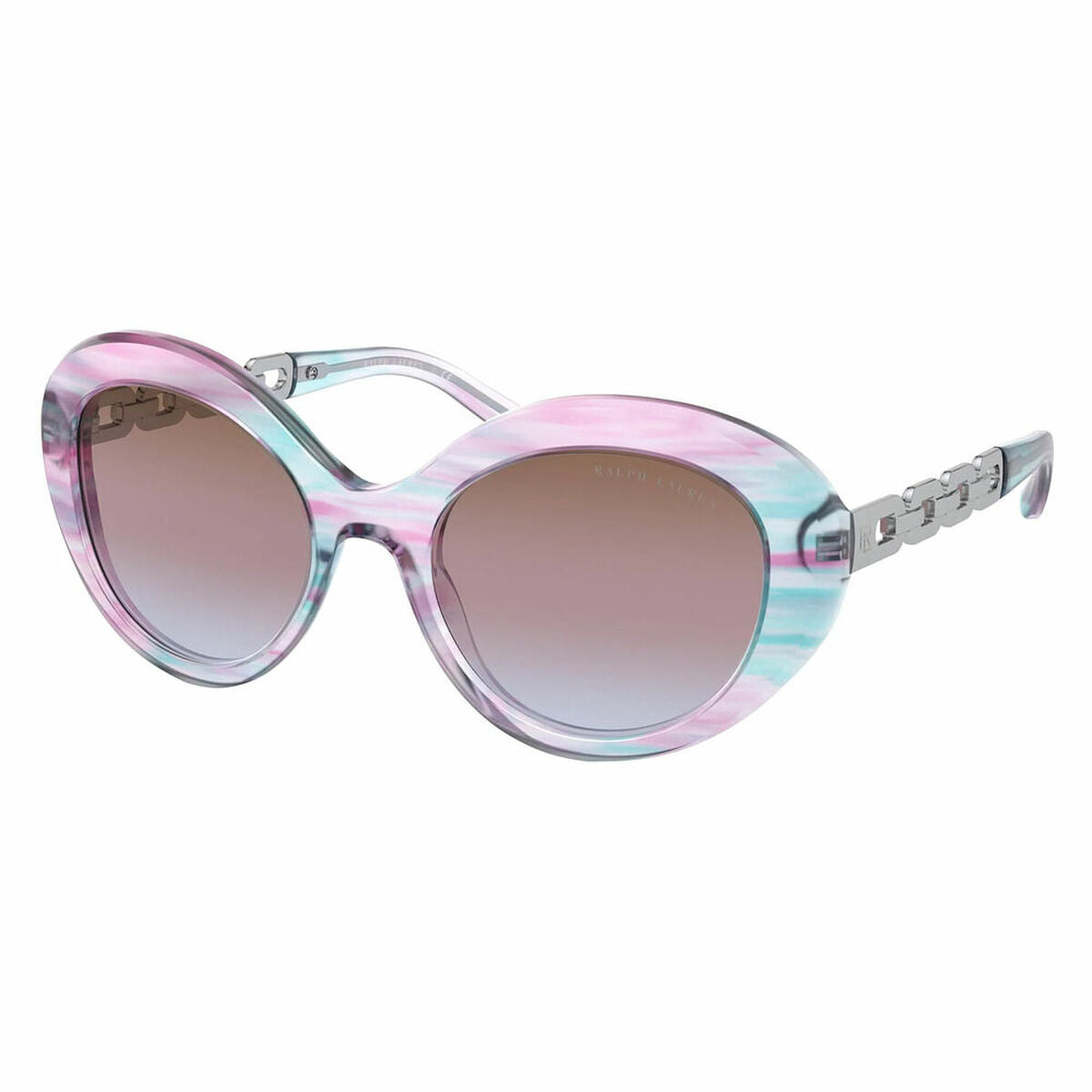 Ralph Lauren Ladies' Sunglasses  Rl8183-58324852  52 Mm Gbby2 In Gray