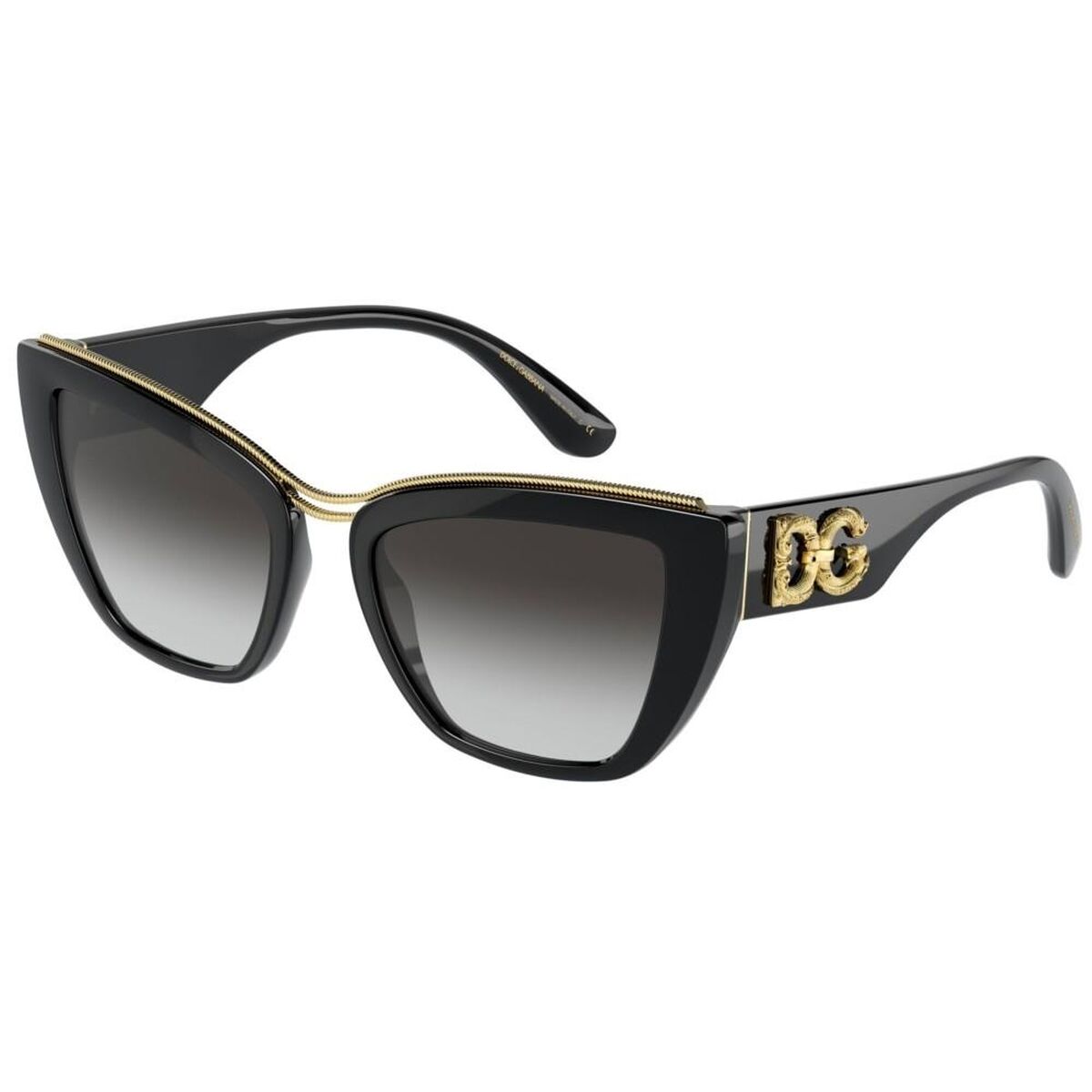 Dolce & Gabbana Ladies' Sunglasses  Devotion Dg 6144 Gbby2 In Black