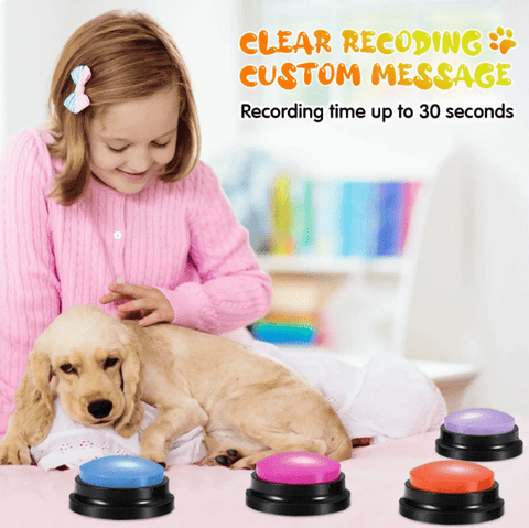 pet training recording buttons