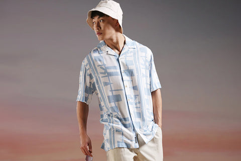 Resort Collar Printed Shirts