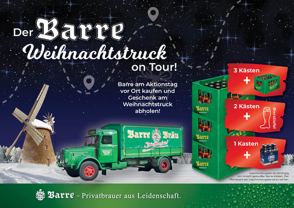 Werbeplakat_Barre Weihnachtstruck_Tour 2023