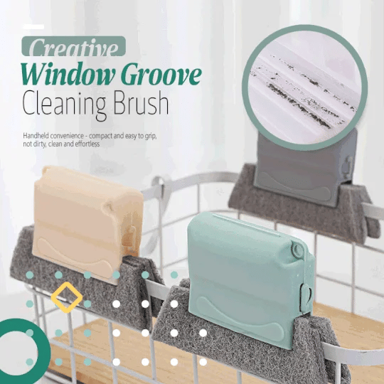 Brush For Cleaning Grooves And Window Cleaners