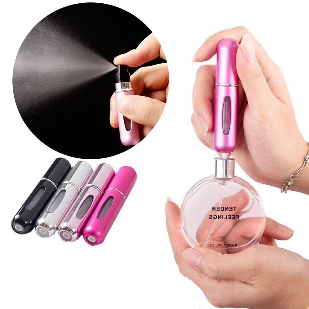 Take Your Favorite Fragrance Anywhere!
Introducing our 5/8ml Portable Mini Refillable Perfume Bottle with Spray Pump.