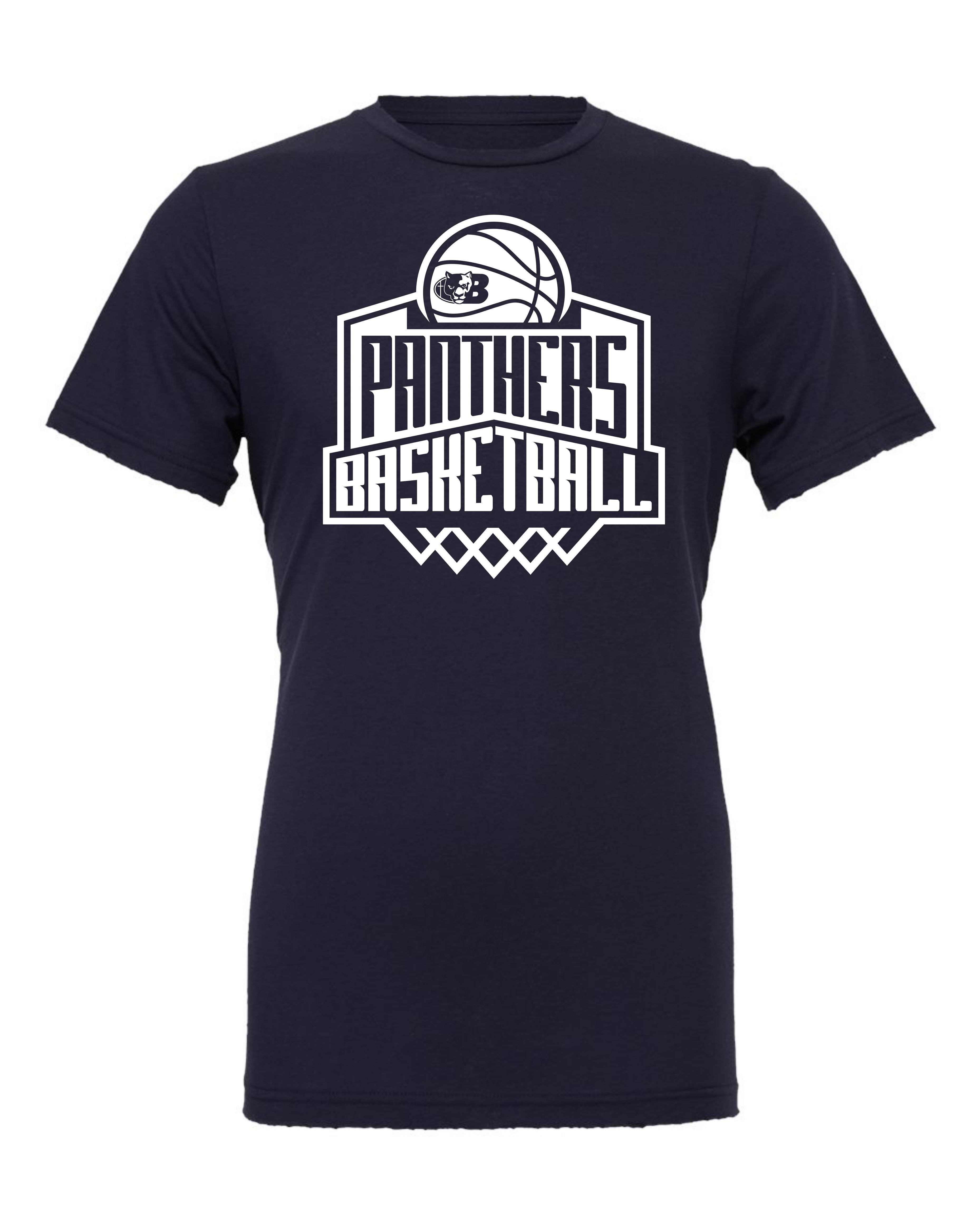 Panthers Basketball Backboard - Youth Tee