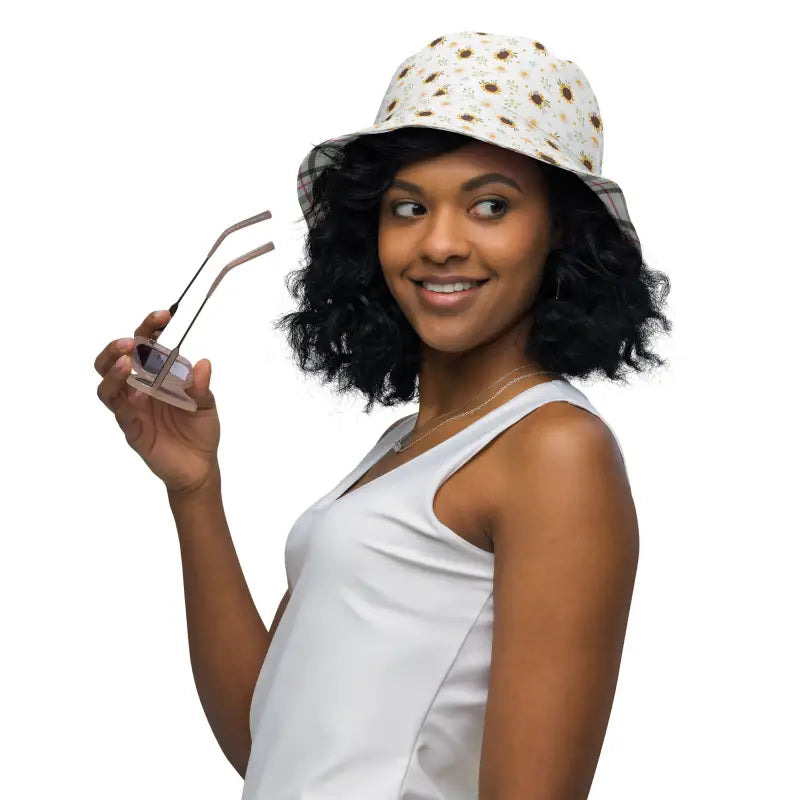 Sunflower Reversible Bucket Hat for Your Mood Swings and Sun Fun