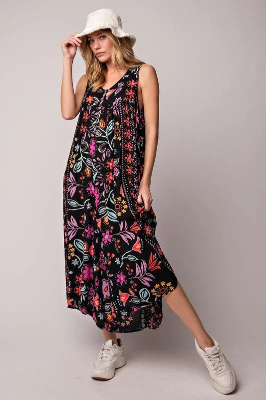 Product Image for Ravikna | Floral Jumpsuit, Svart / XL