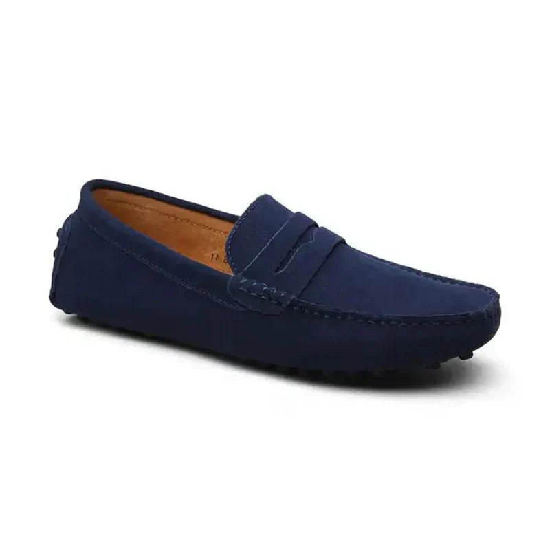 Product Image for Ravikna | Loafers i semsket skinn, Marineblå / EU 45 / UK 10.5