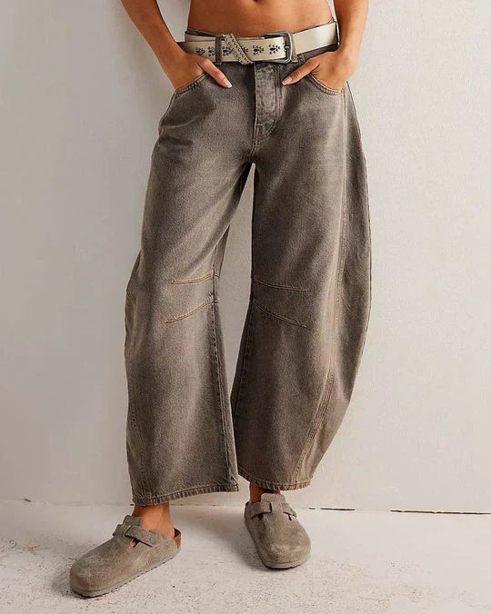 Product Image for Ravikna | Mid waist skinny jeans for women, Hellrød / M