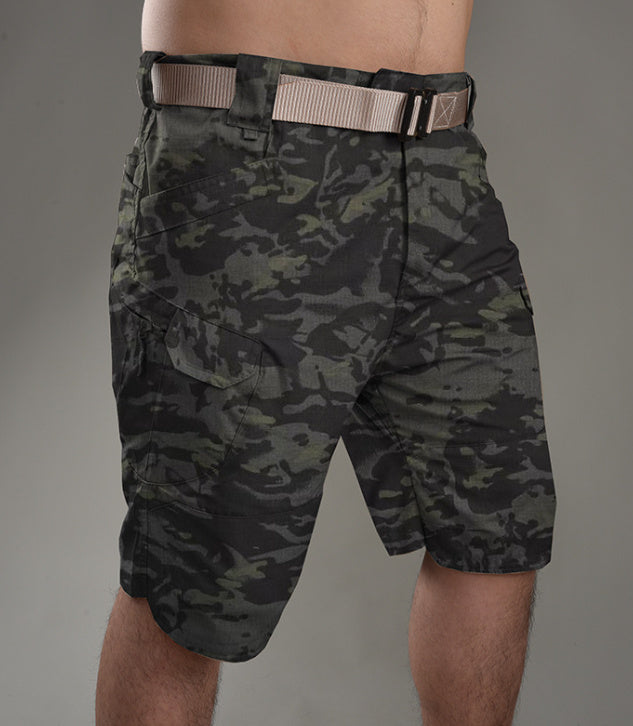 Product Image for Ravikna | Fuktige herreshorts med rutemønster og vanntett materiale, Mørk natt kamuflasje / 4XL