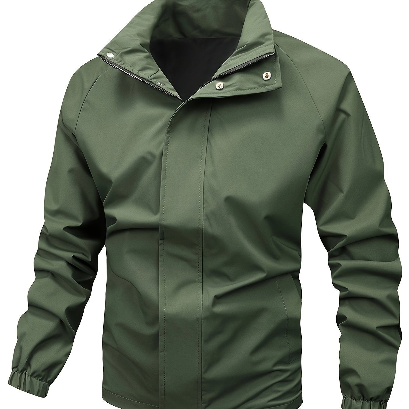 Product Image for Ravikna | Jakke herre svart med høy krage, Grønnsak / S(46)