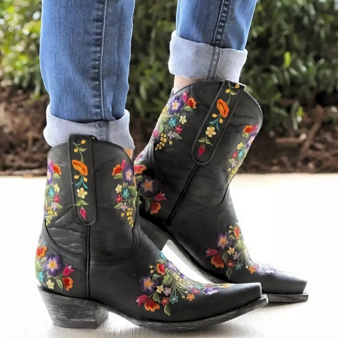 Product Image for Ravikna | Vanntette Cowgirl Vintage Støvler, 42 / Svart