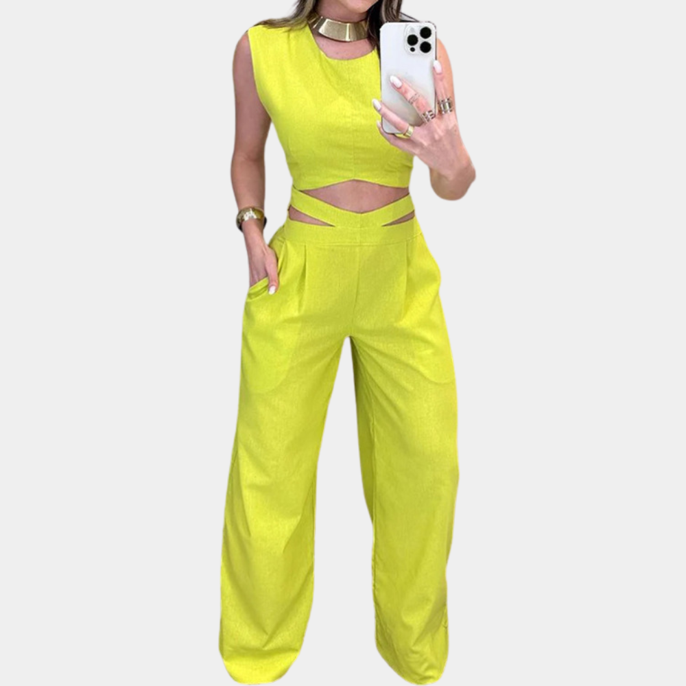 Product Image for Ravikna | To-Delt Sett For Kvinner Sandra, Gul / M