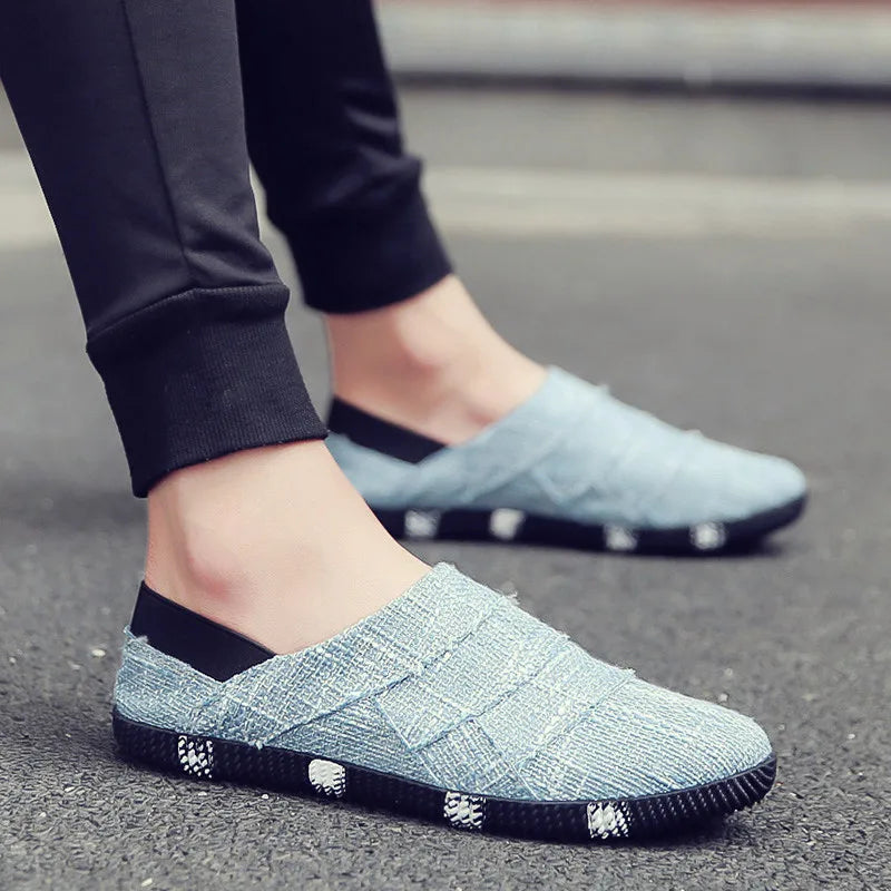 Product Image for Ravikna | Herre Espadrillos For Vår & Sommer Lett Lærred Sko Med Hamp såle, Lys blå / 41