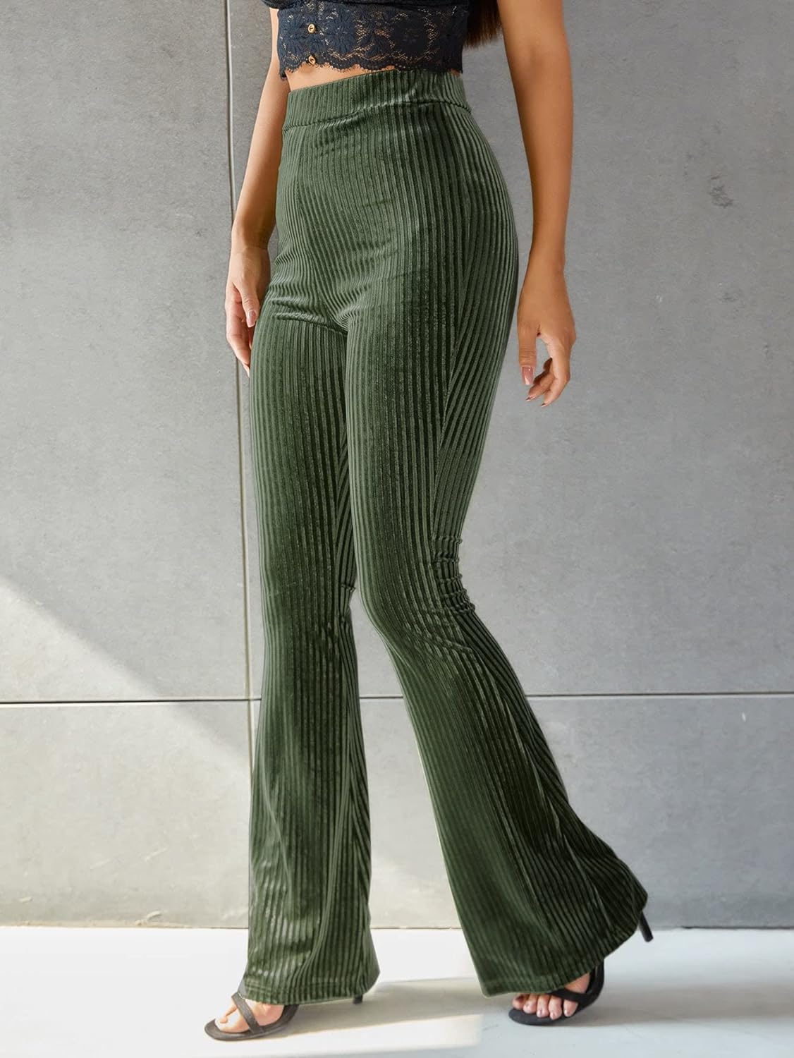 Product Image for Ravikna | Loose corduroy pants for women, Grønn / L