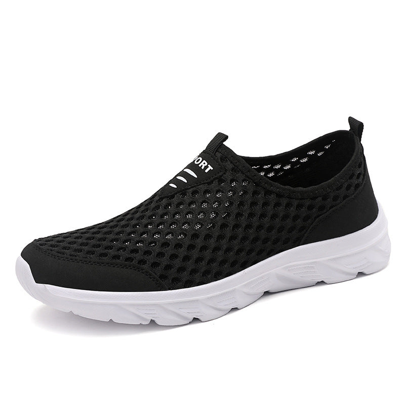 Product Image for Herre Slip-On Mesh Sportssko Ravikna, Svart Hvit / 40