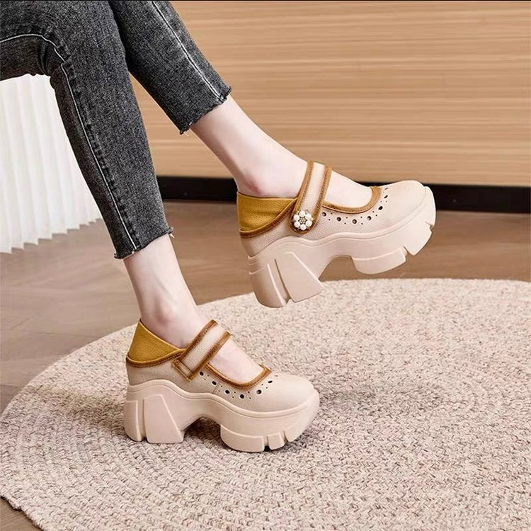 Product Image for Dame hevede clogs med dekorativt spænde-detalje og skridsikre såler Ravikna, Ingwer / 40