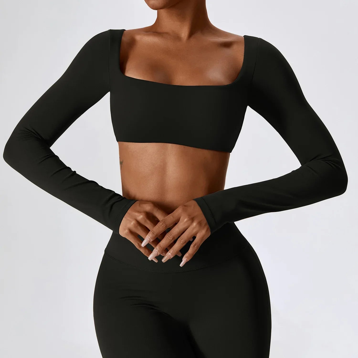 Product Image for Ravikna | Korts Yoga Top For Damer, Svart / XL