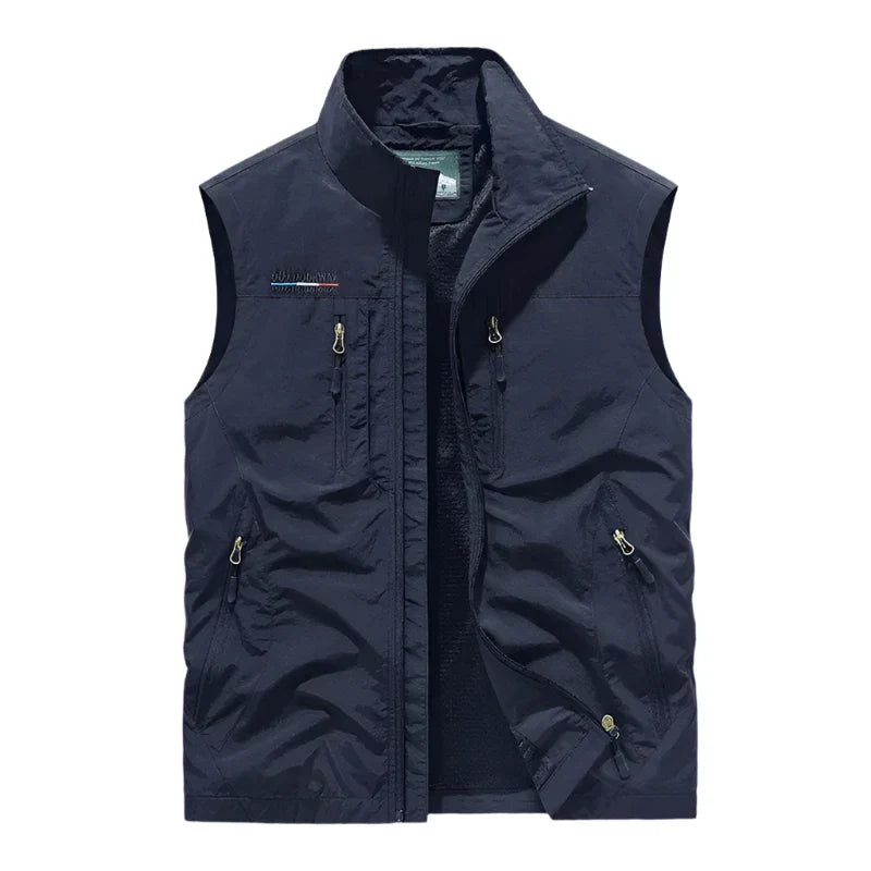 Product Image for Ravikna | Multif lomme Nylon Bodywarmer for Menn, Mørk blå / M