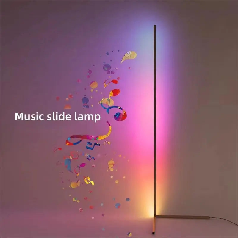 Product Image for Ravikna | Farge Gulvlampe Med Musikk-synkronisering 16 Millioner Fargeveksling Stativ Med Fjernkontroll