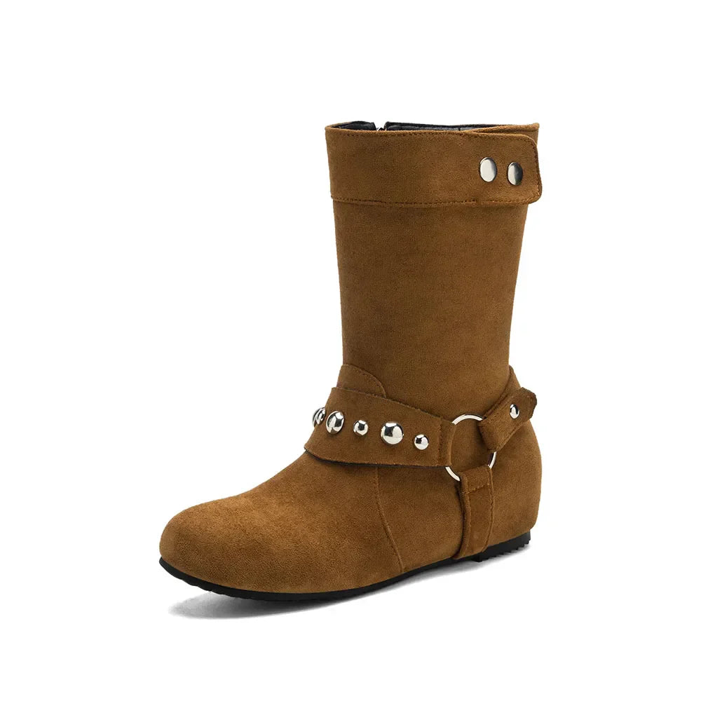 Product Image for Ravikna | Med hæl Cowboy Støvler, Mørkebrun / 36