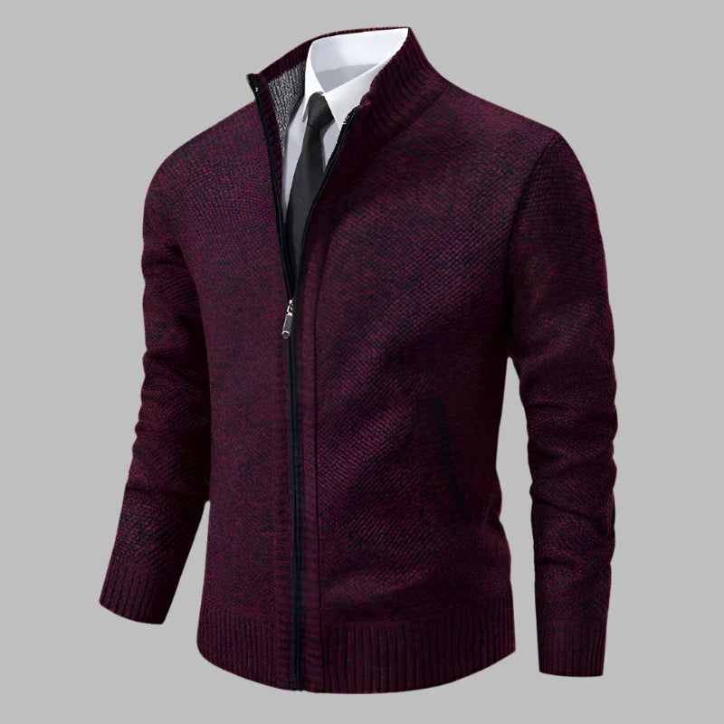 Product Image for Ravikna | Moderne Varme Herreveste Med Glidelås, Vinfarget / XL