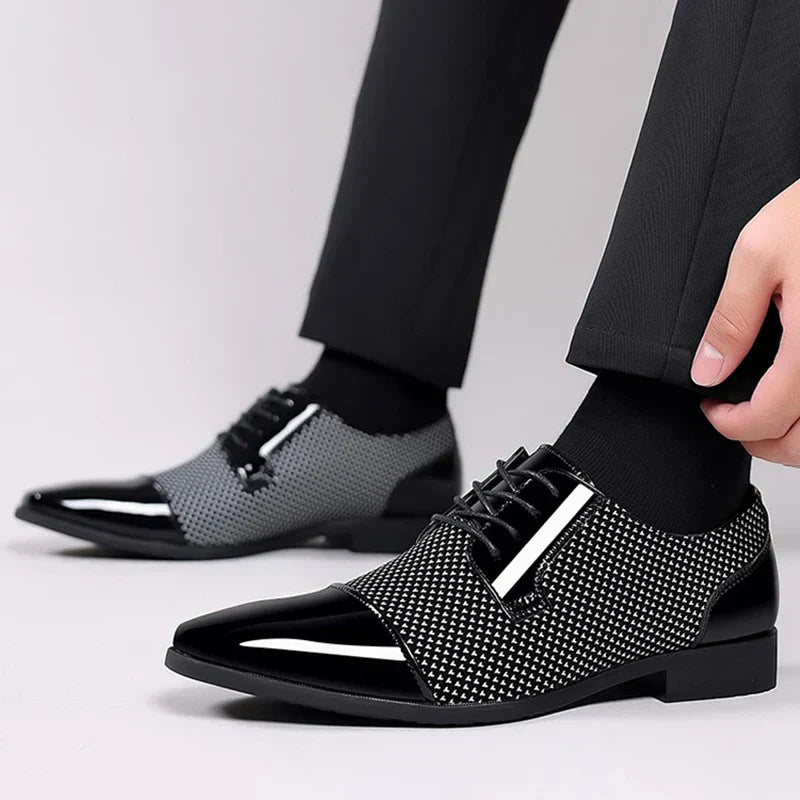 Product Image for Ravikna | Oxford Schnürschuhe Elegantes Lederdesign Gepolsterte Einlegesohlen Festliche Kleidung, Weiß / 12.5