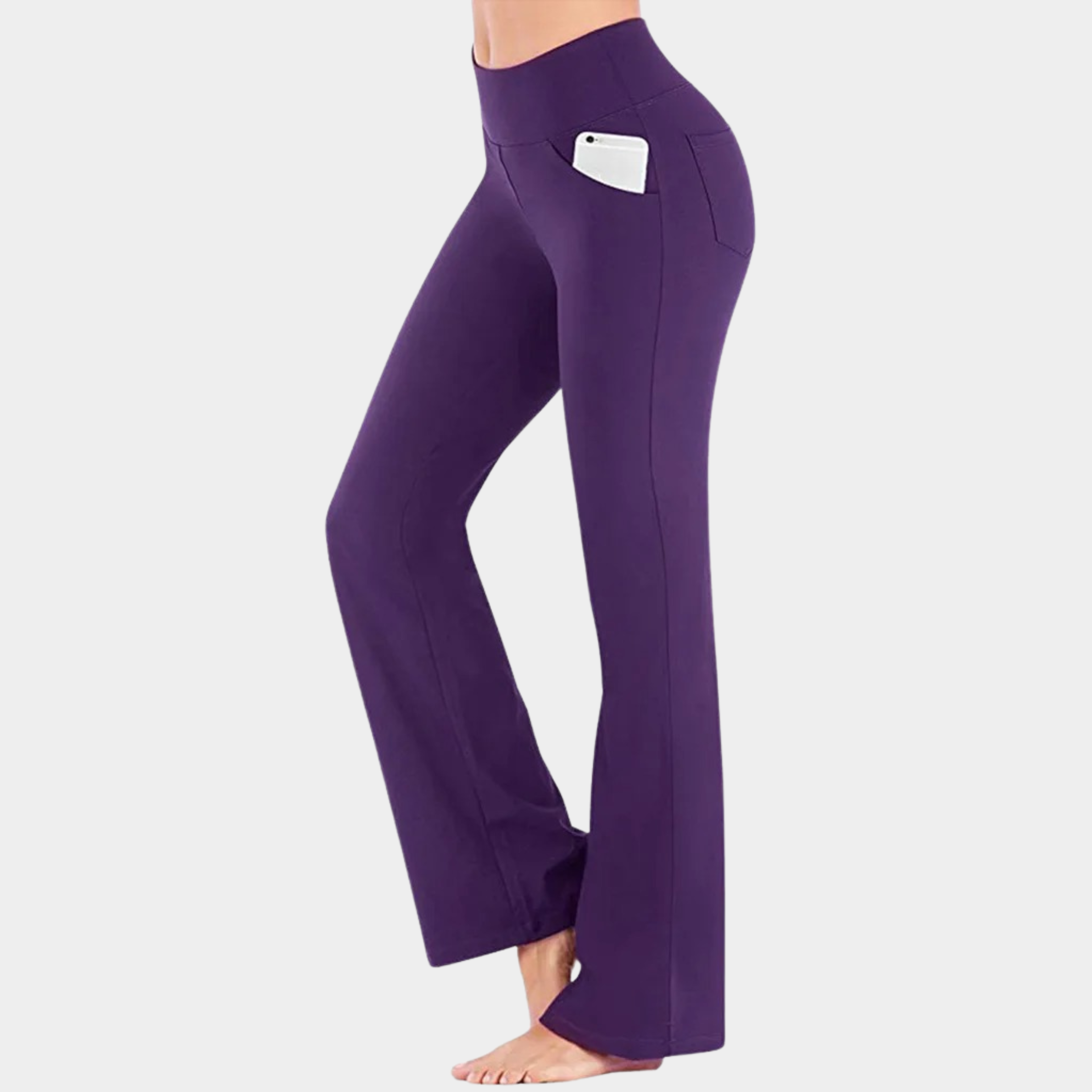 Product Image for Ravikna | Bred bukse med slep for kvinner, Violet / 4XL