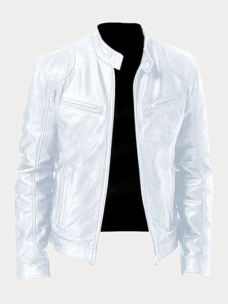 Product Image for Ravikna | Renta Læderjakker, Hvit / S
