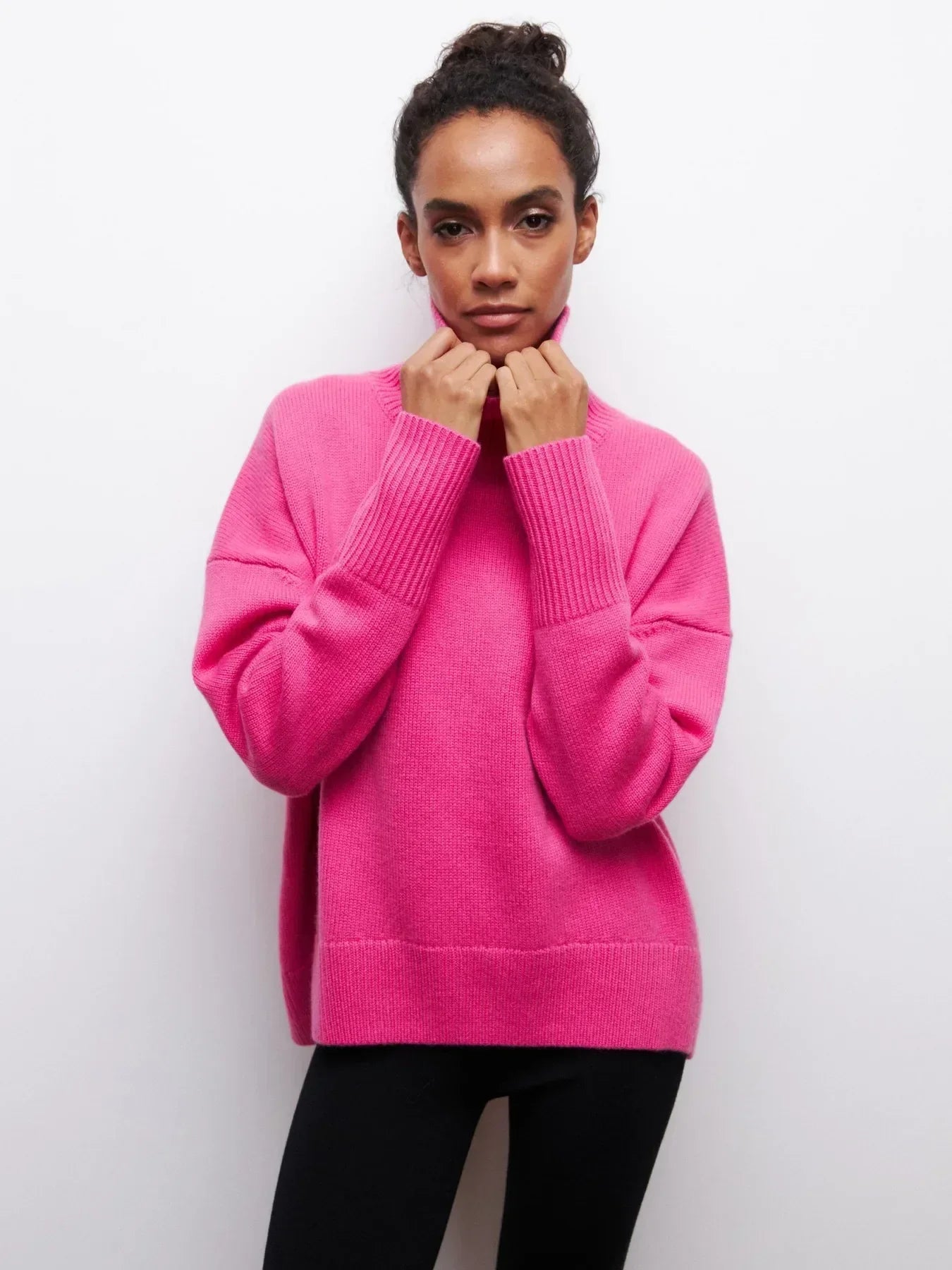Product Image for Ravikna | Dolcevita Overdimensjonert Fint, Rosa (Bare 8 enheter igjen) / M