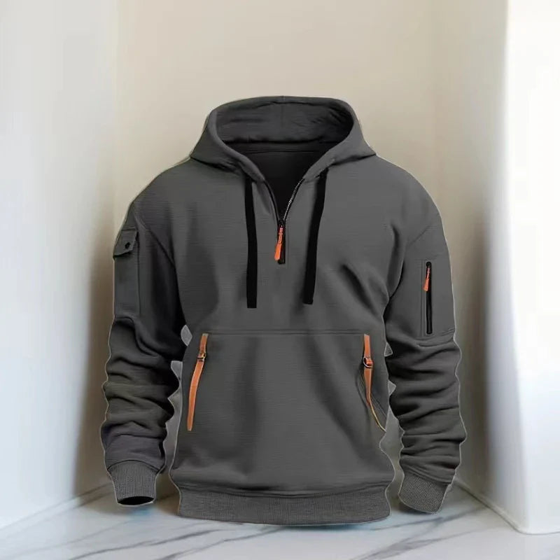 Product Image for Ravikna | Ny Stil Avslappet Hoodie, Mørk grå / 4XL