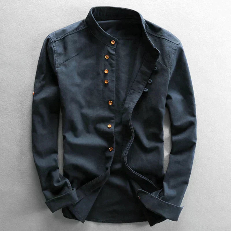 Product Image for Ravikna | Japansk "katana" skjorte for menn, marin blå / 3XL