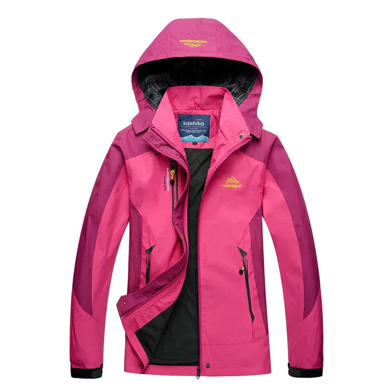 Product Image for Vanntett trekking vindjakke til kvinner, Lyserød / 4XL