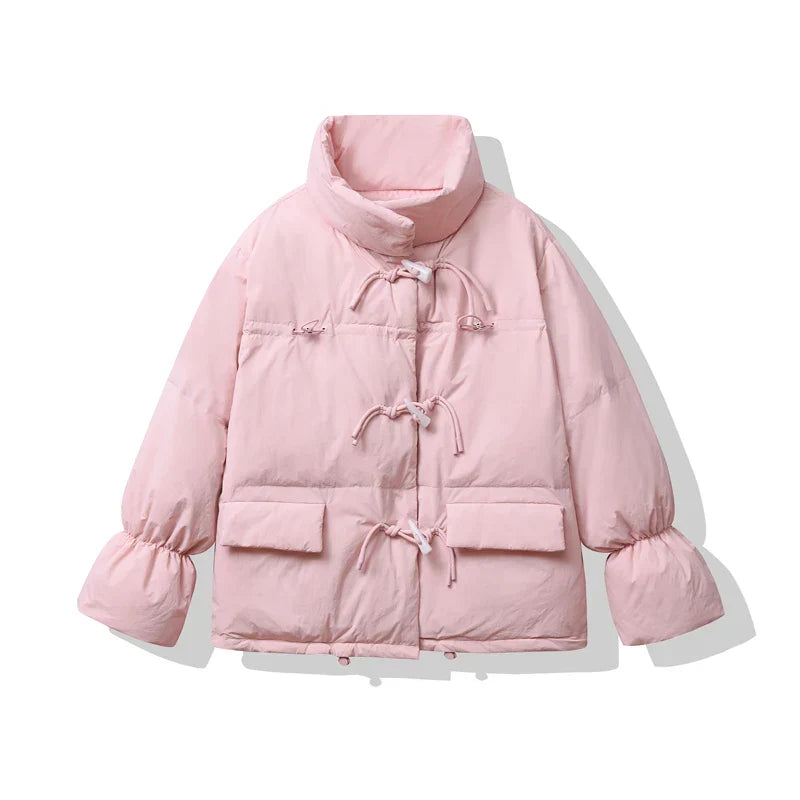 Product Image for Ravikna | Hvit Vinhøsting Parka Jakke For Damer, Rosa / S