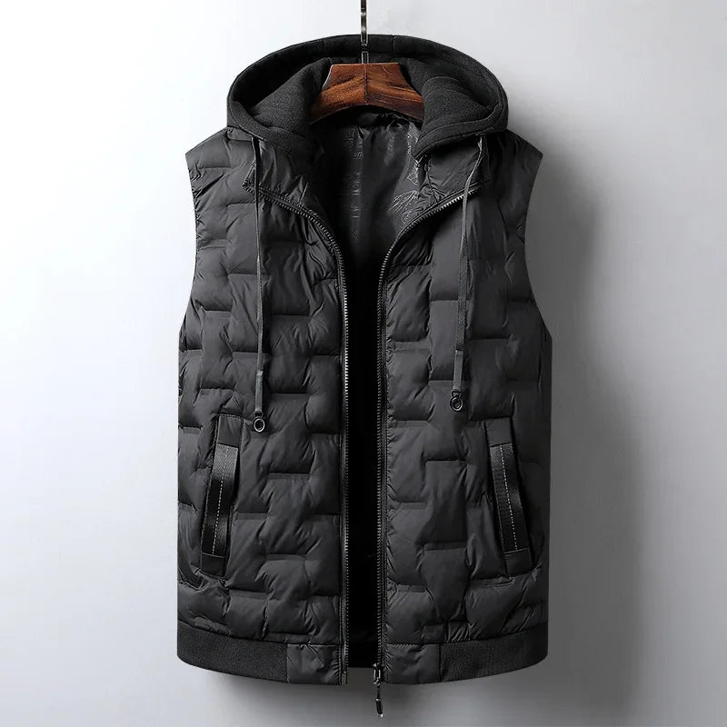 Product Image for Ravikna | Stilfull Quilted Vest For Men, Svart / 4XL