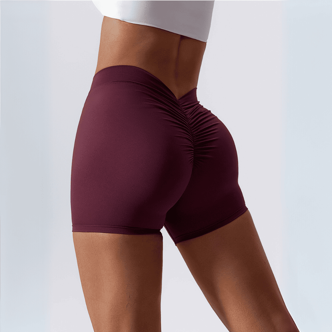 Product Image for Ravikna | Korte Formende Leggings Dame, Bordeaux / 2XL