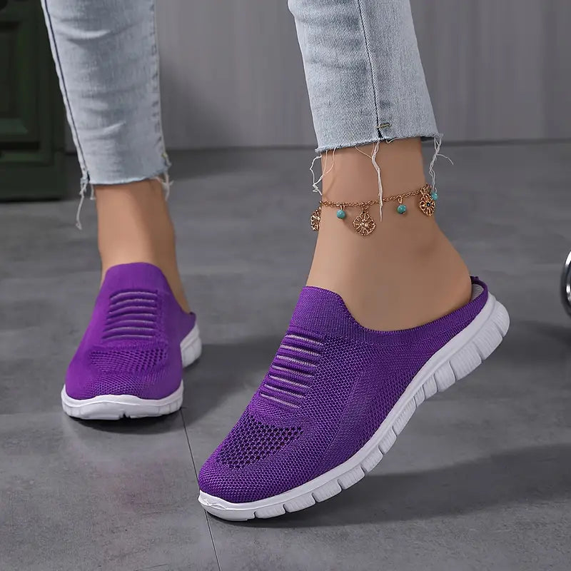 Product Image for Ravikna | Soft Step Slip on Mesh Sneakers, Lilla / 35