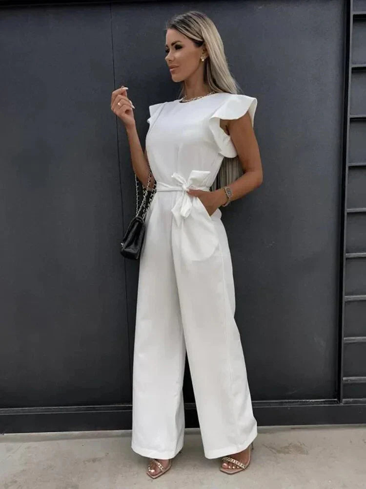 Product Image for Ravikna | Elegant jumpsuit with pretty details, Hvit / S