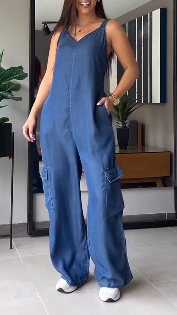 Product Image for Ravikna | Sexy Denim Overall, Jeans / S