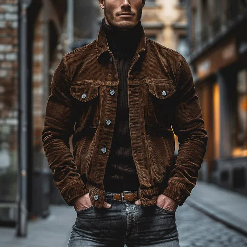 Product Image for Ravikna | Retro corduroy jacket, Braun / L
