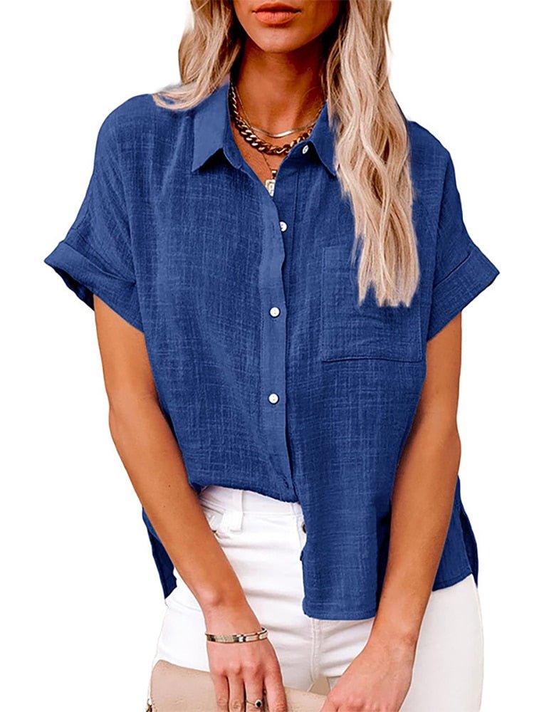 Product Image for Ravikna | Chic Sommerblusen Für Damen, Blau / XL
