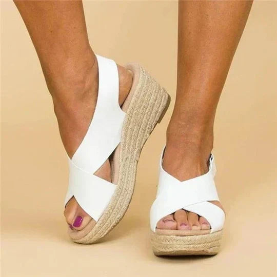 Product Image for Ravikna | Stilige Elegante Espadrille Sandaler, Hvit / 40