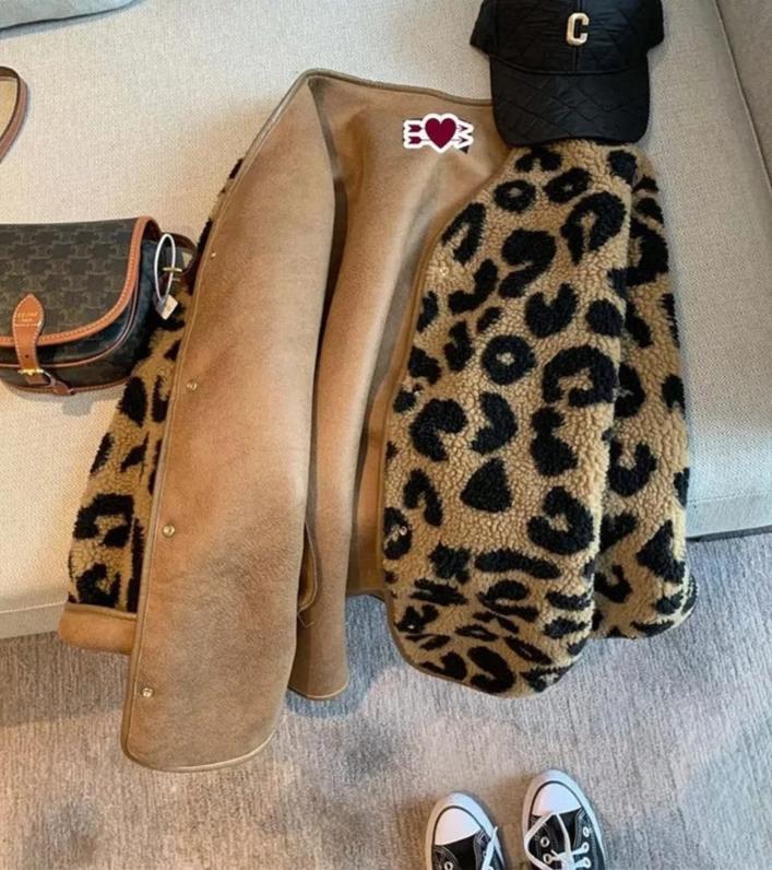Product Image for Ravikna | Dame Leopardmønstret Dunjakke Med Varme, Braun / 3XL