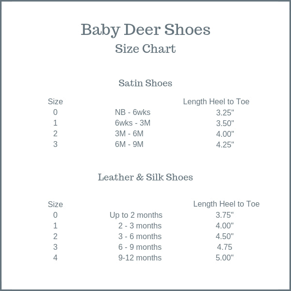 Baby Deer Shoes
