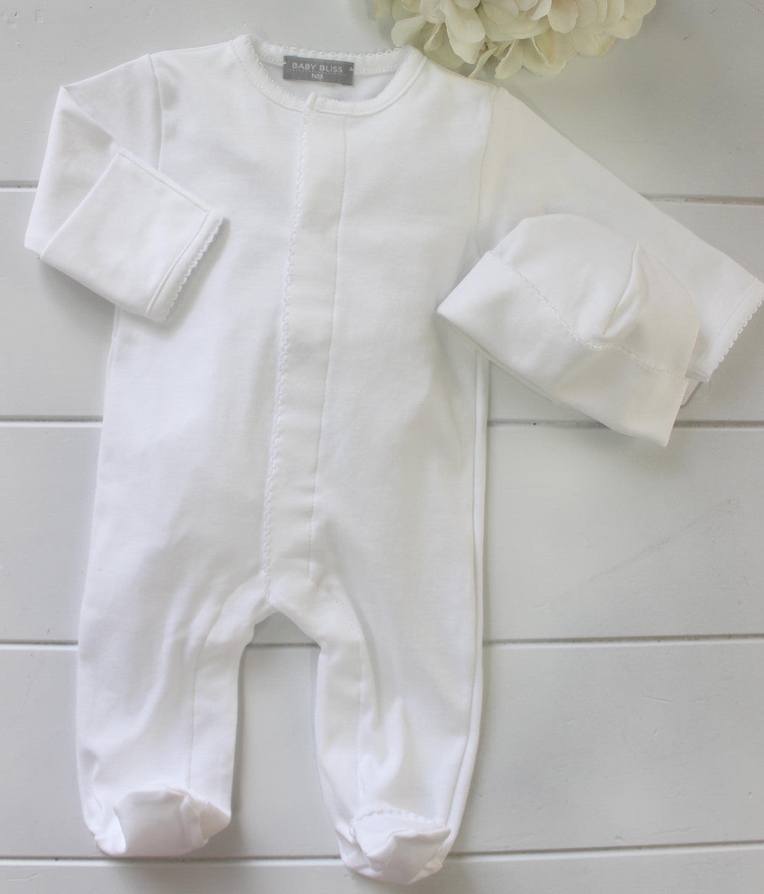 Soft Pima Cotton Footed Onesie Sleeper Baby Bliss