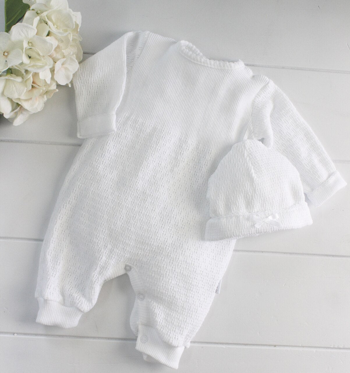 White Unisex Take Home Sleeper Paty Inc Baby Clothes